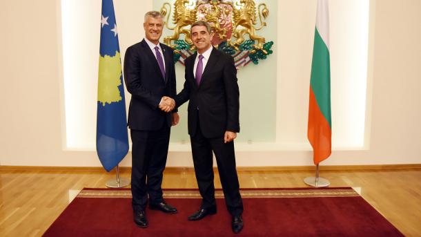 Thaçi-Plevneliev: Bullgaria dhe Kosova, marrëdhënie të shkëlqyera bashkëpunimi