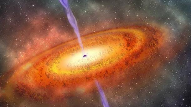 Rasant wachsendes Schwarzes Loch entdeckt