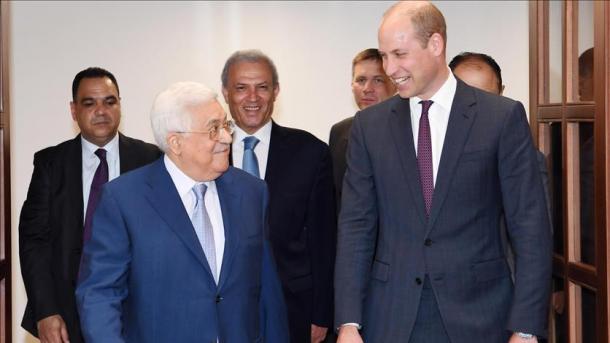 Princi William i pari i familjes mbretërore britanike që viziton Ramallahun