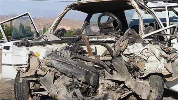 تصادف شدید رانندگی در چهارمحال و بختیاری ایران