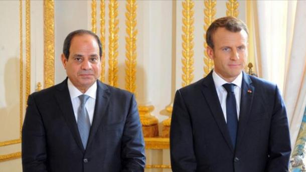 市民団体がマクロン仏大統領にシーシー・エジプト大統領への非難を呼びかけ