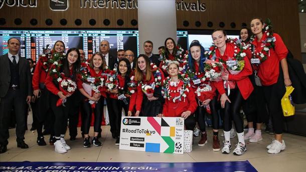 türkiye ayallar walibol komandisi olimpik yighinigha qatnishidu