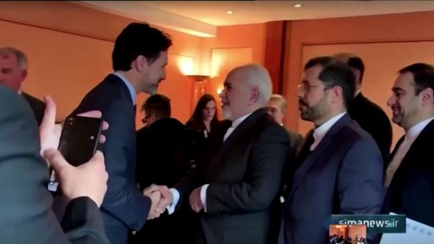 زەرىف كانادا باش مىنىستىرى بىلەن كۆرۈشتى
