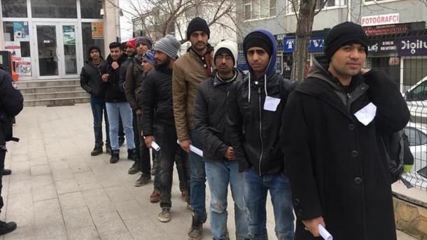 308 مهاجر غیرقانونی در استان ادیرنه ترکیه دستگیر شدند