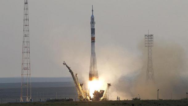 Zwei Raumfahrer mit russischer Rakete zur ISS gestartet