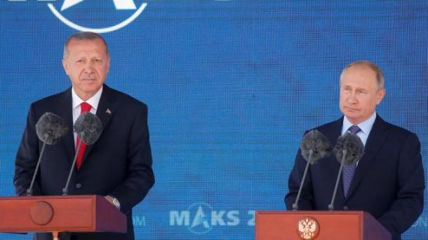 ئەردوغان موسكۋادا تۈركىيە - رۇسىيە مۇناسىۋەتلىرى ئۈستىدە توختالدى