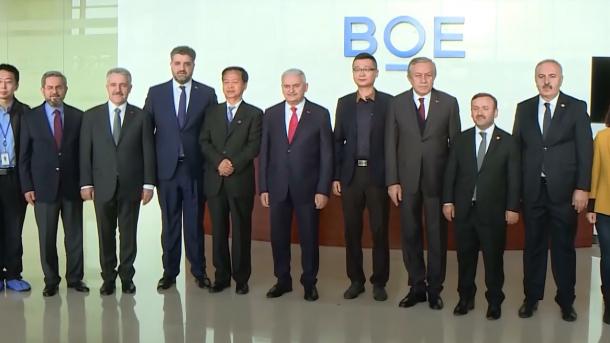 Parlamentspräsident Yıldırım besucht Technologie-Unternehmen in Peking