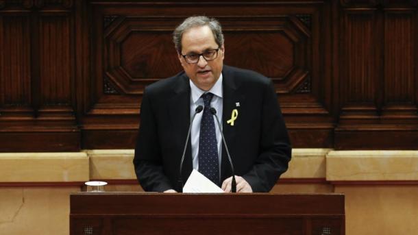 Se inicia la segunda sesión del pleno de investidura de Quim Torra