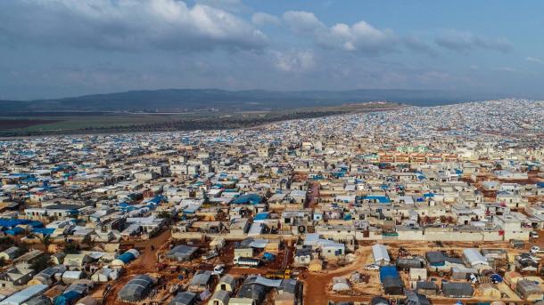 Los campamentos de refugiados cerca de Idlib están desbordados por últimas olas migratorias