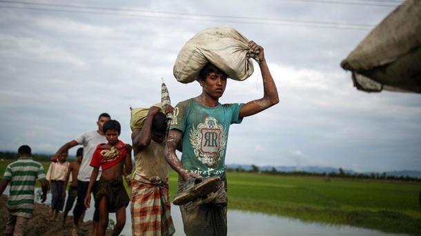 ロヒンギャ族の赤ちゃん、モンスーン期の暴風雨で死亡