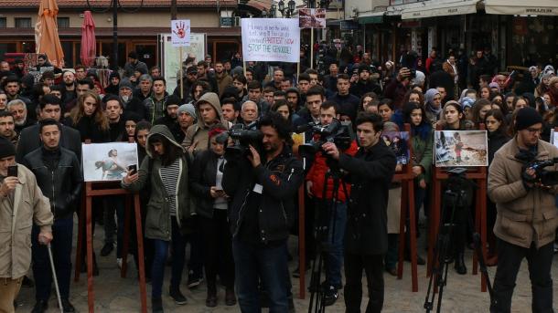 Të rinjtë shqiptarë të Maqedonisë solidarizohen me popullin e Halepit