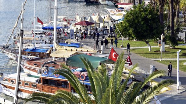 Barcos de luxo em Bodrum