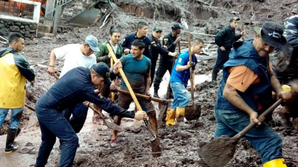 Asciende a 11 el número de fallecidos por deslizamiento en Marquetalia, Colombia