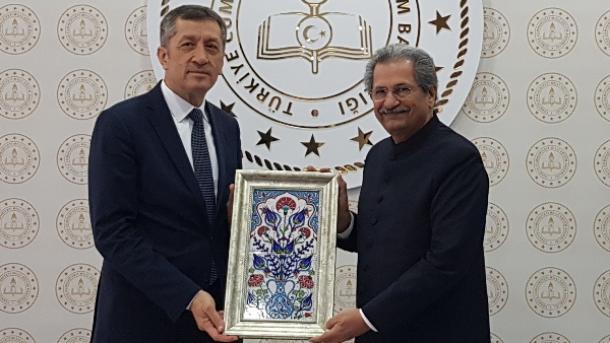 ترکی اور پاکستان کی تعلیم و ثقافت کے شعبوں میں تعاون کو مزید فروغ دینے پر مطابقت