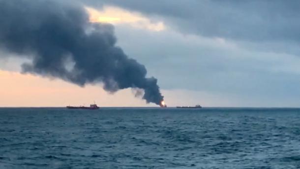 ケルチ海峡で火災事故、トルコ国籍の乗組員も犠牲か