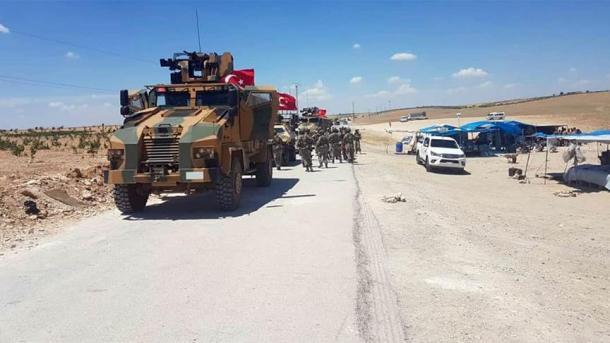 Forças Armadas da Turquia realizam a segunda patrulha na província de Manbij