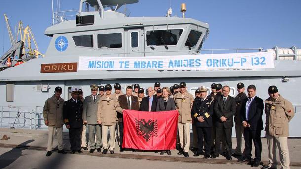 Shqipëria dërgon anijen "Oriku" në mision të NATO-s në Egje