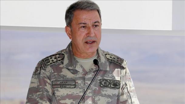Δηλώσεις Ακάρ για τη δύναμη του τουρκικού στρατού