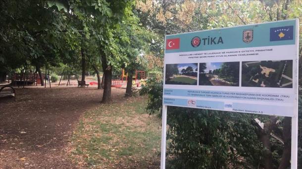 Prishtinë – Agjencia turke TIKA rinovon Parkun e Qytetit