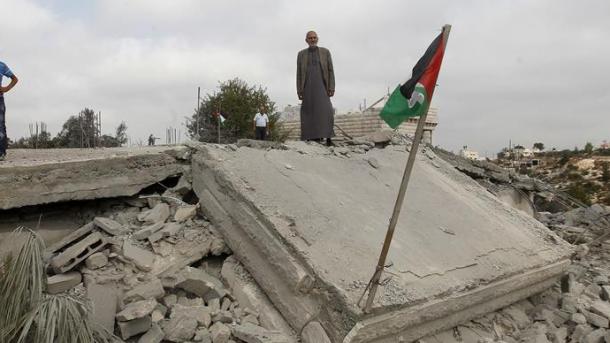 Cisjordanie occupée: Démolition d'une maison palestinienne à Qalandiya