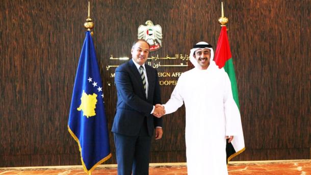 Enver Hoxhaj Abdullah bin Zayed Al Nahyan