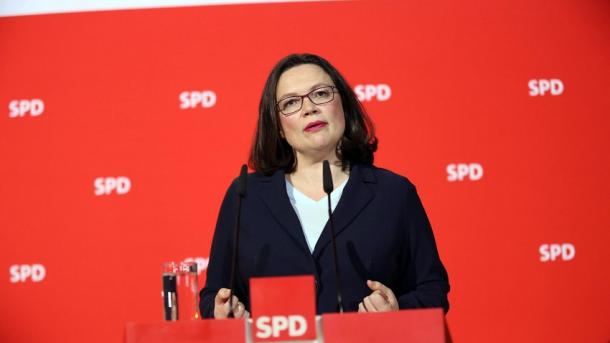 Gjermani – Andrea Nahles, gruaja e parë në krye të Partisë Socialdemokrate