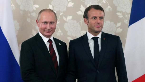 Moscou : Macron "évalue positivement" l'accord de Sotchi sur la Syrie