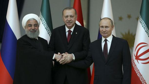 رهبران ترکیه، روسیه و ایران گردهم آمدند