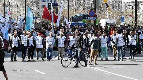 В Брюсселе прошла акция протеста против расизма и дискриминации