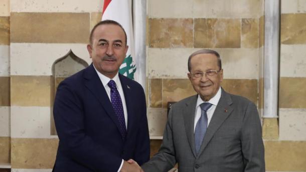 Çavusoglu në Liban, takime zyrtare me autoritetet e larta shtetërore