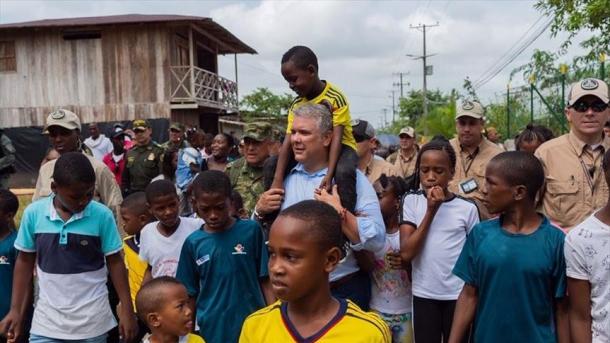 Iván Duque ao Exército: “Temos que manter uma presença ativa em Bojayá”