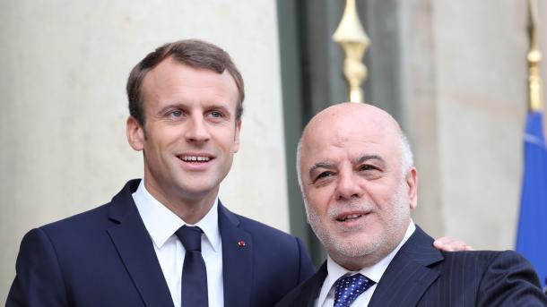 Abadi rencontre Macron à Paris