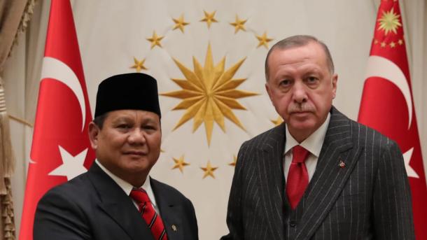 Perkuat Kerjasama Pertahanan, Menteri Pertahanan Prabowo Diterima Presiden Erdoğan
