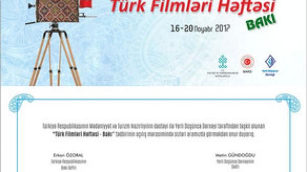 Bakıda Türk Filmləri Həftəsi keçiriləcək