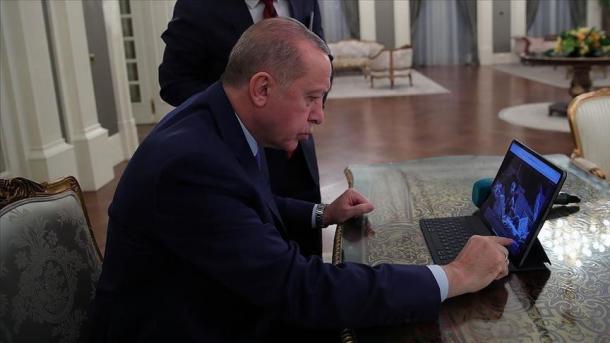 اردوغان دررای گیری "تصاویر سال" خبرگزاری آناتولی شرکت کرد