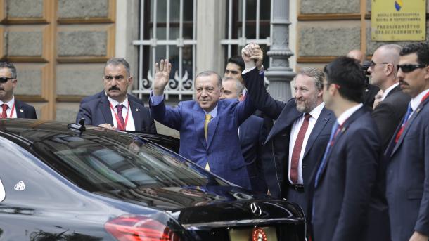 Erdogan stigao u zgradu Predsjedništva BiH