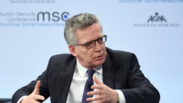 Bundesinnenminister de Maiziere betont die Bedeutung der Türkei