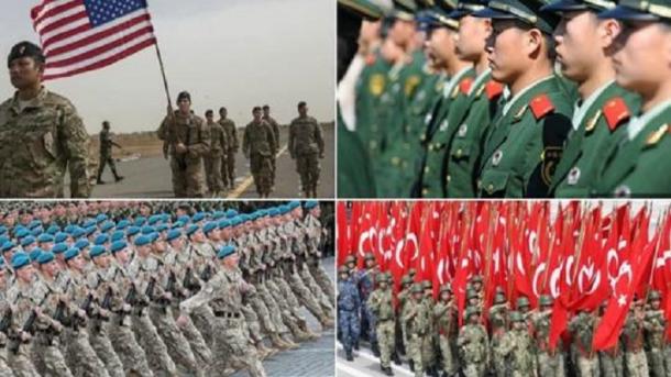 dunya boyiche eng küchlük herbiy qoshunlar