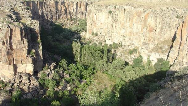 Vale de Ihlara na Capadócia, um lugar visitado por 500.000 turistas ao ano