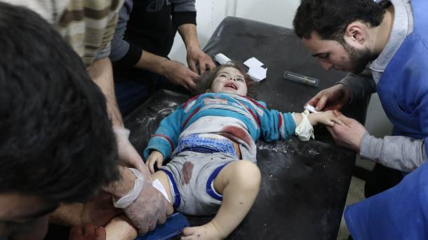 Serangan Rejim Assad ke Ghouta Timur Tewaskan 75 Orang Awam