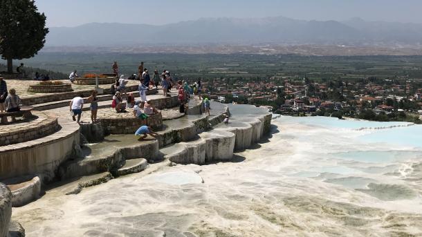 Grande interesse dos turistas pelo Castelo de Algodão