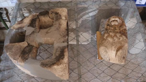 38年間発掘が続くアッソスで2200年前のライオンの彫刻が発見