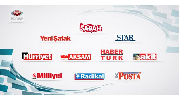 Manyan labarai daga wasu jaridun Turkiyya