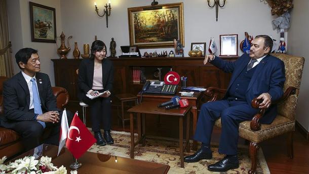 日本の宮島大使が森林・水省のエロール大臣を表敬訪問 「トルコと日本の友好の森をつくろう」