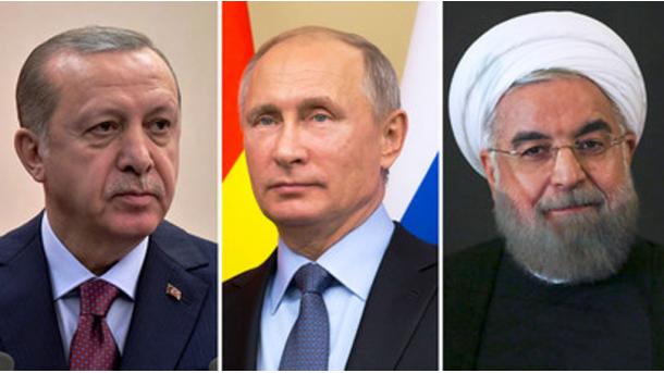 "Rusiya, İran və Türkiyənin sayəsində Suriya parçalanmayacaq", V.Putin