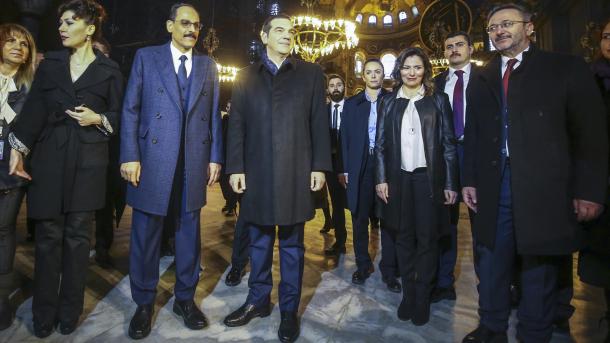 Firaministan Girka Tsipras ya ziyarci Ayasofya