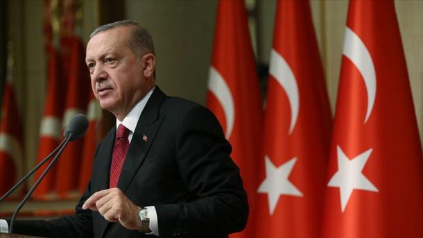 اردوغان، حلبجه شهرینده قیرغینلارین 31-جی ایلدؤنومو سببیله بیر مساژیایینلادی