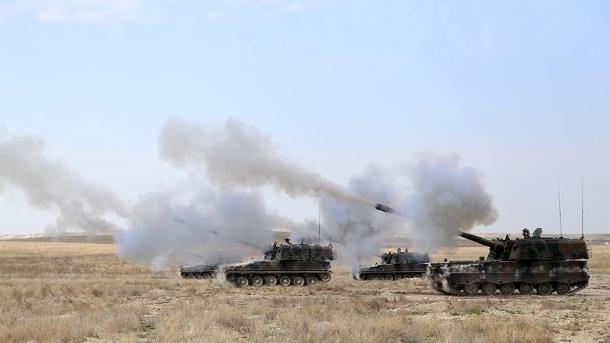 Ushtria turke godet pozicionet e terroristëve të PKK/PYD-së në Afrin të Sirisë