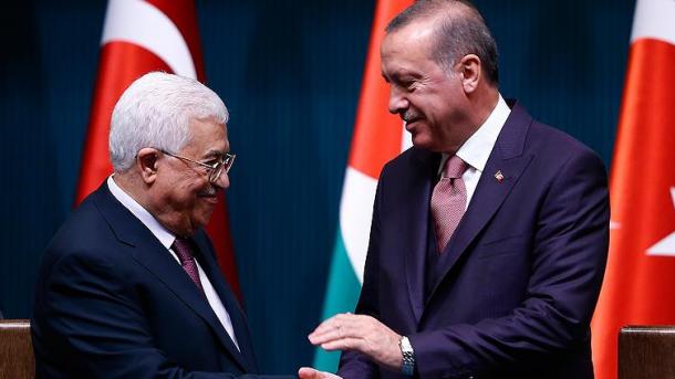 پرزیدنت اردوغان ایله محمود عباس آراسیندا تلفون دانیشیغی اولدو