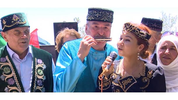 İskeşähärdä tatar awılında Sabantuy